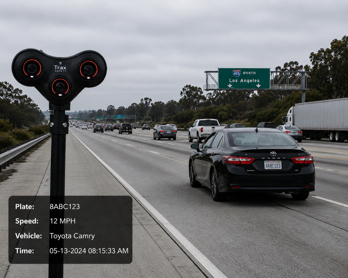 TRAX Safety highway vehicle monitoring
